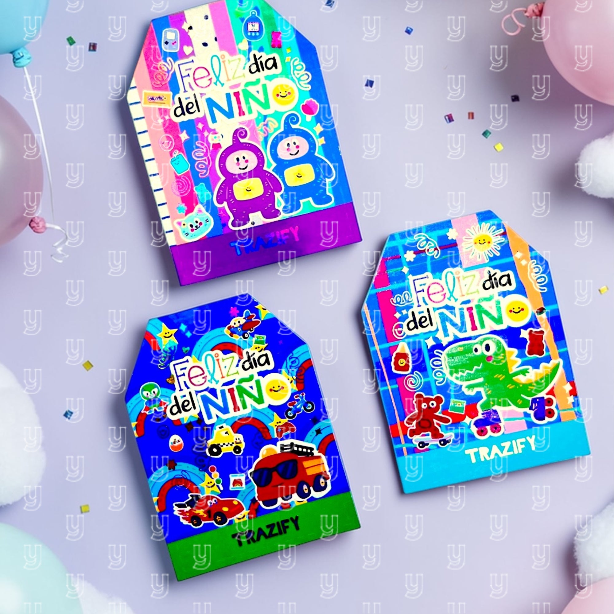 Pack Tags / Hair Tie Display Card— Colección Día del Niño 26